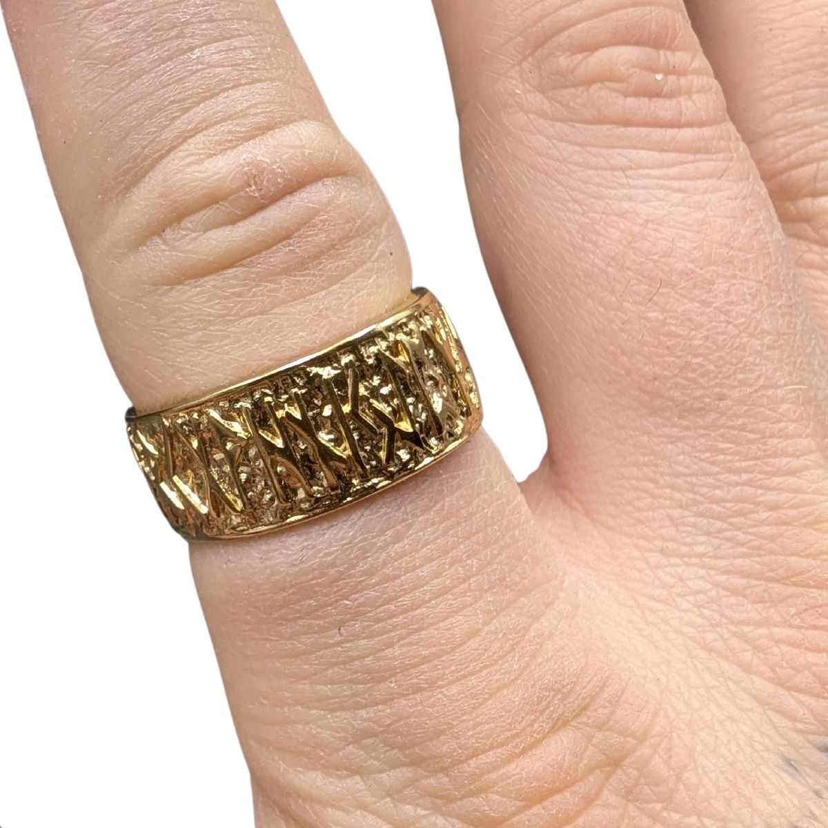 Elder Futhark Bronze ring