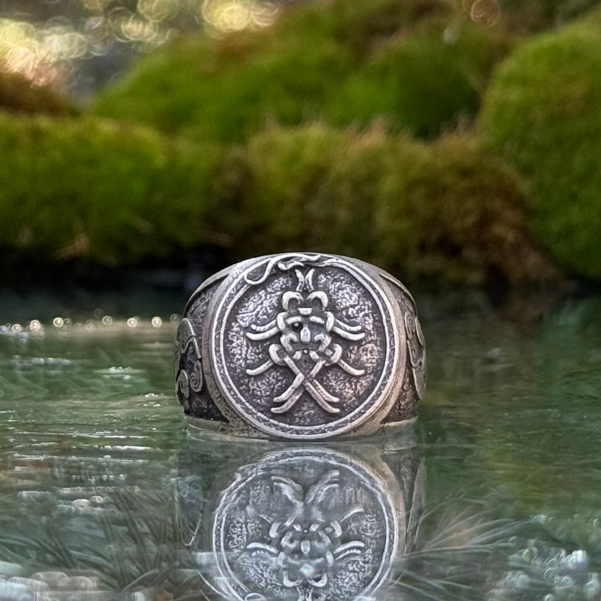 Mask of Odin Signet ring