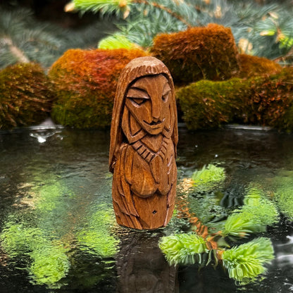 Freya Wooden Figurine