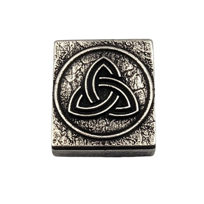 Triquetra bronze Molle clip Silver plating  