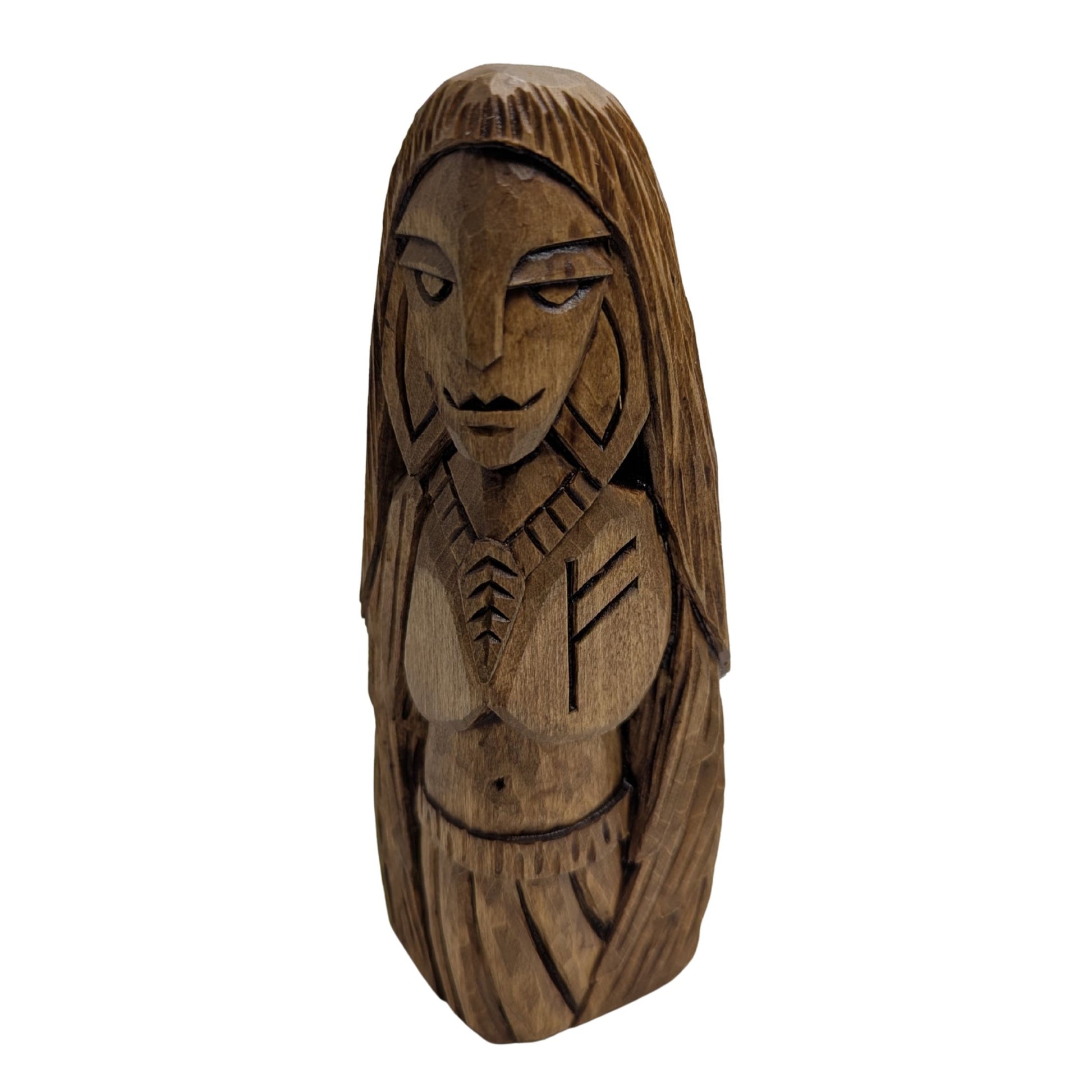 Freya Wooden Figurine