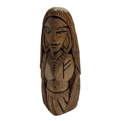 Freya Wooden Figurine