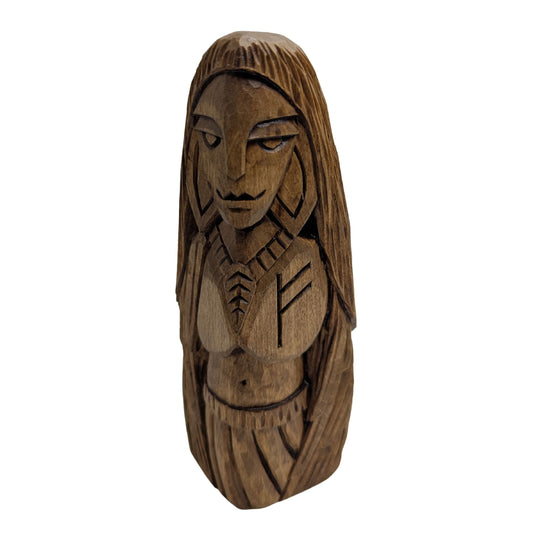 Freya Wooden Figurine