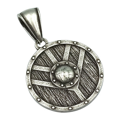 Shield maiden pendant Silver plating