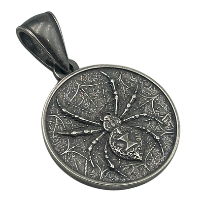 Black Widow Spider Pendant