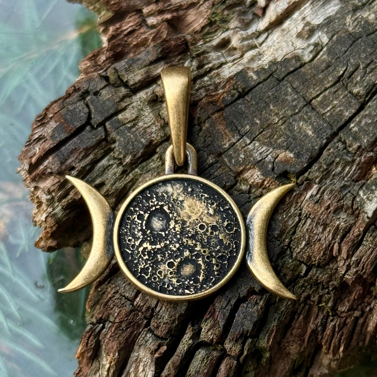 Triple Moon Pendant