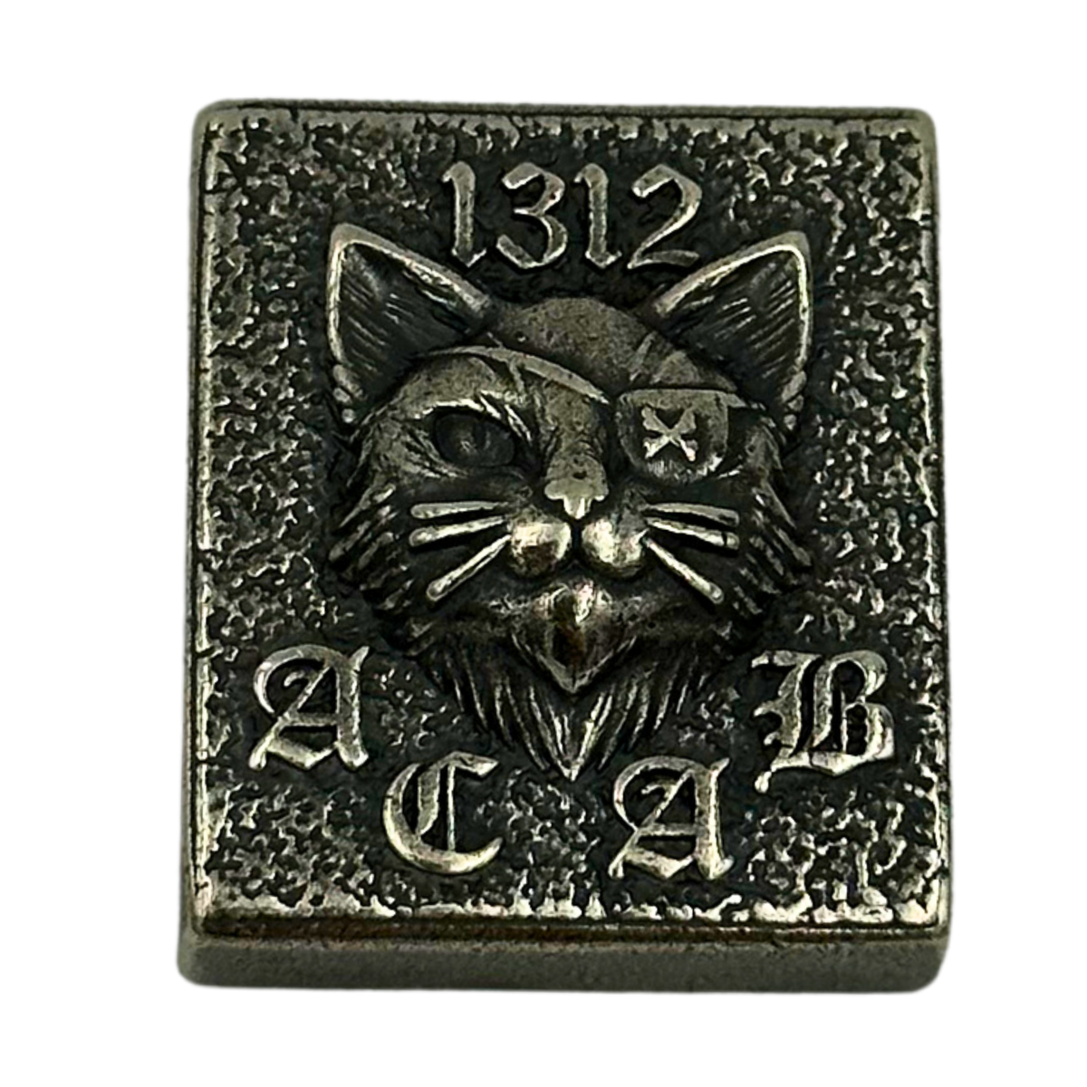 A.C.A.B. Cat MOLLE Clip Silver plated