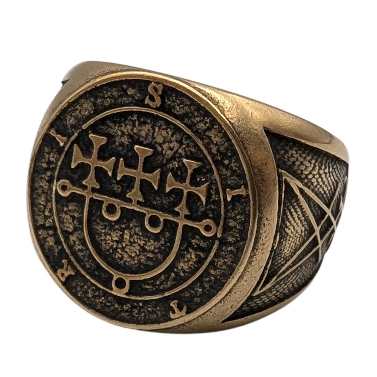 Sitri sigil ring 6 US Bronze with patina