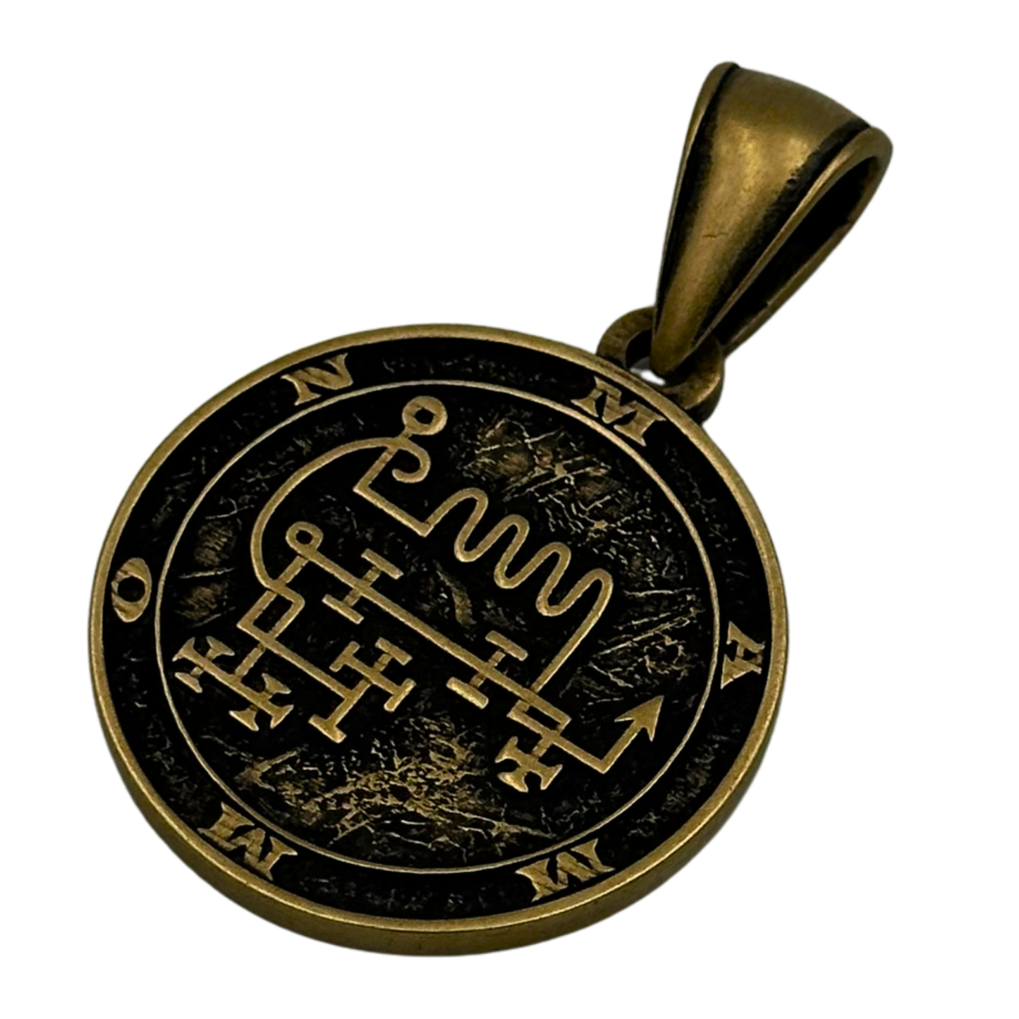 Mammon Sigil Pendant Bronze