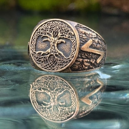 Yggdrasil tree of life ring