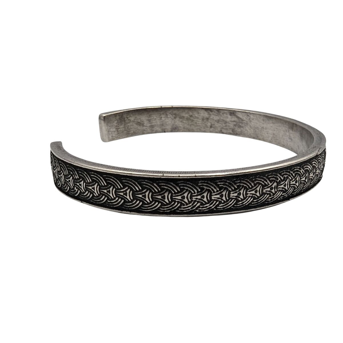 Borre big bracelet from bronze Silver plating  