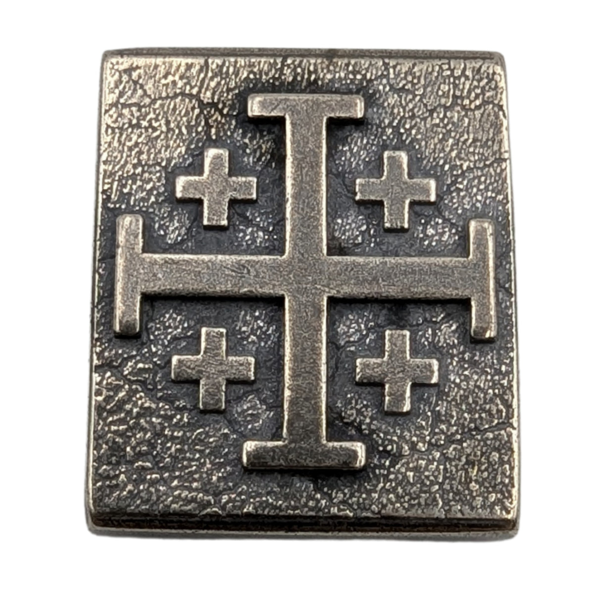 Jerusalem Cross MOLLE Clip Silver plating