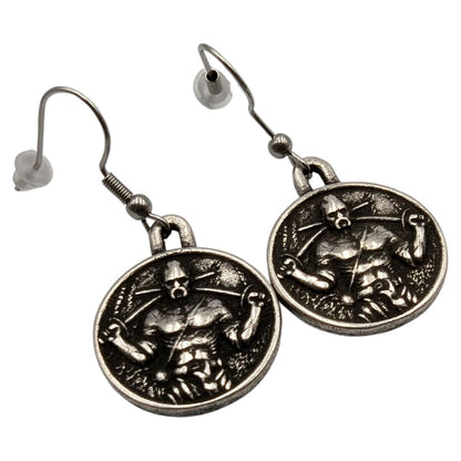 Ukrainian Cossack bronze earrings