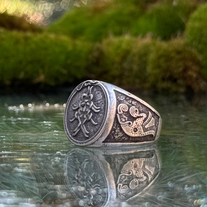 Mask of Odin Signet ring