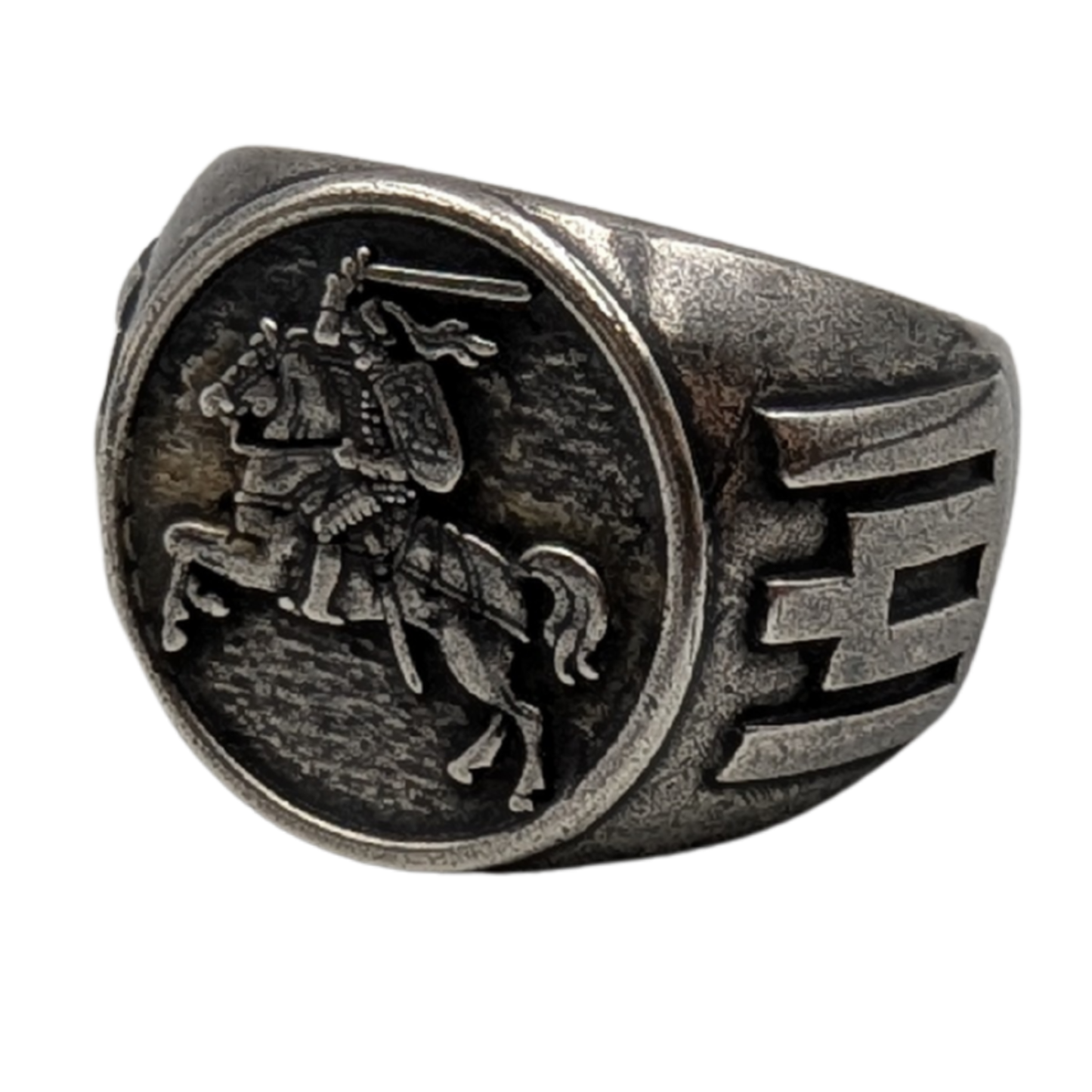 Vytis ring 6 US Silver plating