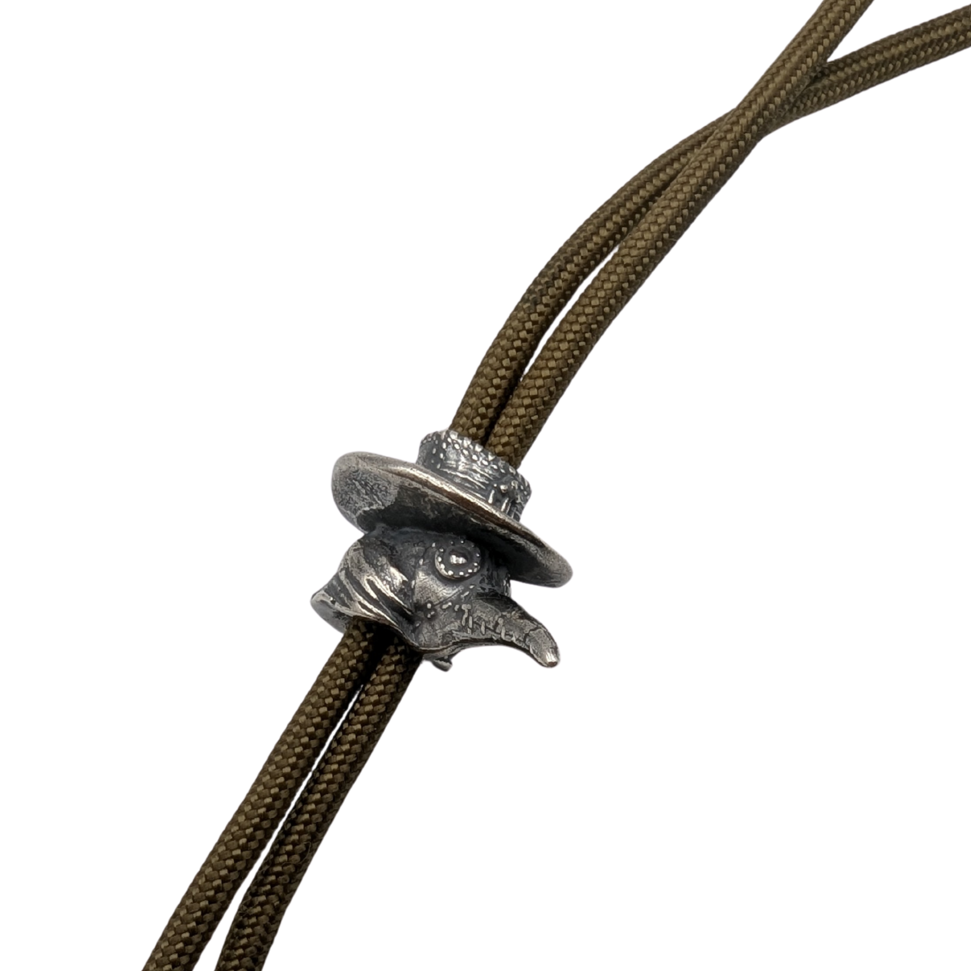 Plague doctor paracord bead