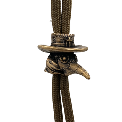 Plague doctor paracord bead