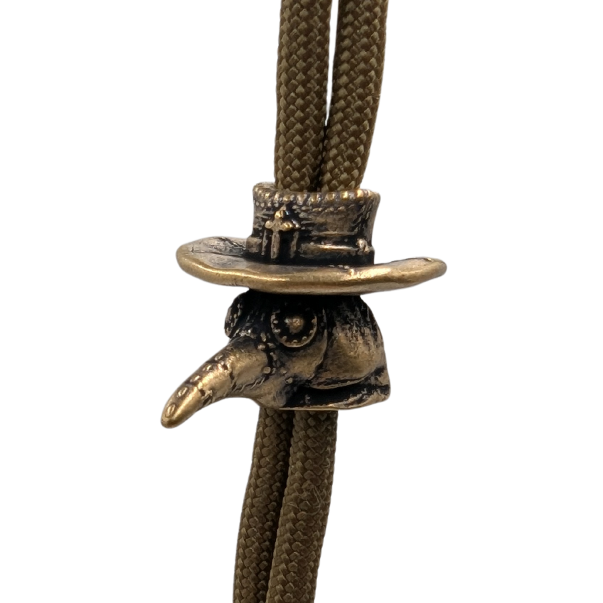 Plague doctor paracord bead