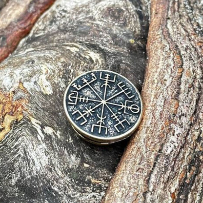Vegvisir rune paracord bead