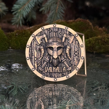 Viking Warrior belt buckle