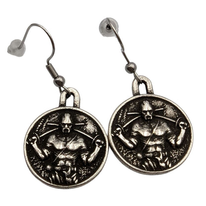 Ukrainian Cossack bronze earrings