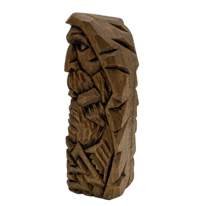 Odin Wooden Figurine