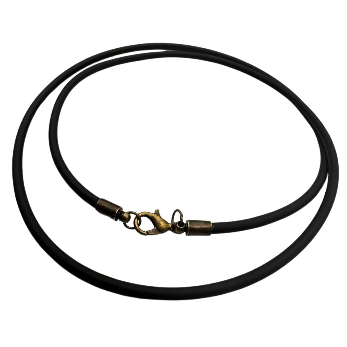 Rubber cord or caoutchouc necklace for pendant