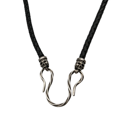 Skull Leather Necklace