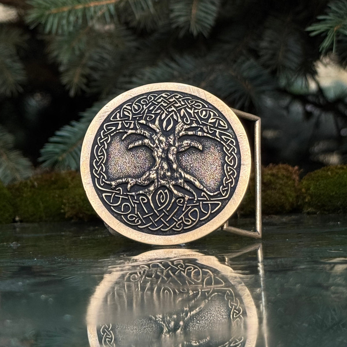 Tree of Life (Yggdrasil) Bronze Belt Buckle
