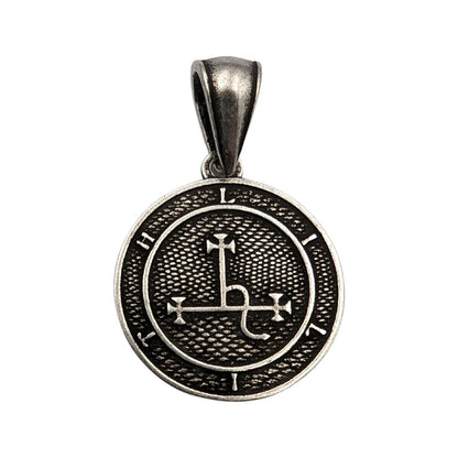 Lilith sigil bronze pendant Silver plating Only pendant 