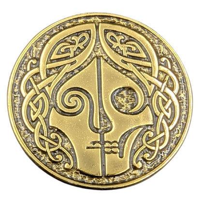Hel goddess coin Gold plating