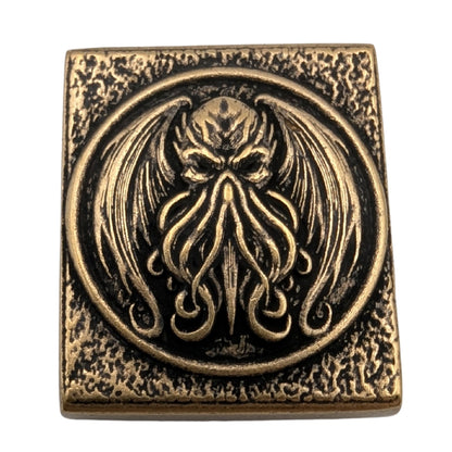 Cthulhu molle clip Bronze with patina