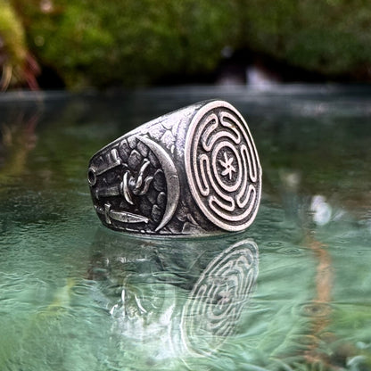 Hecate greek goddess ring