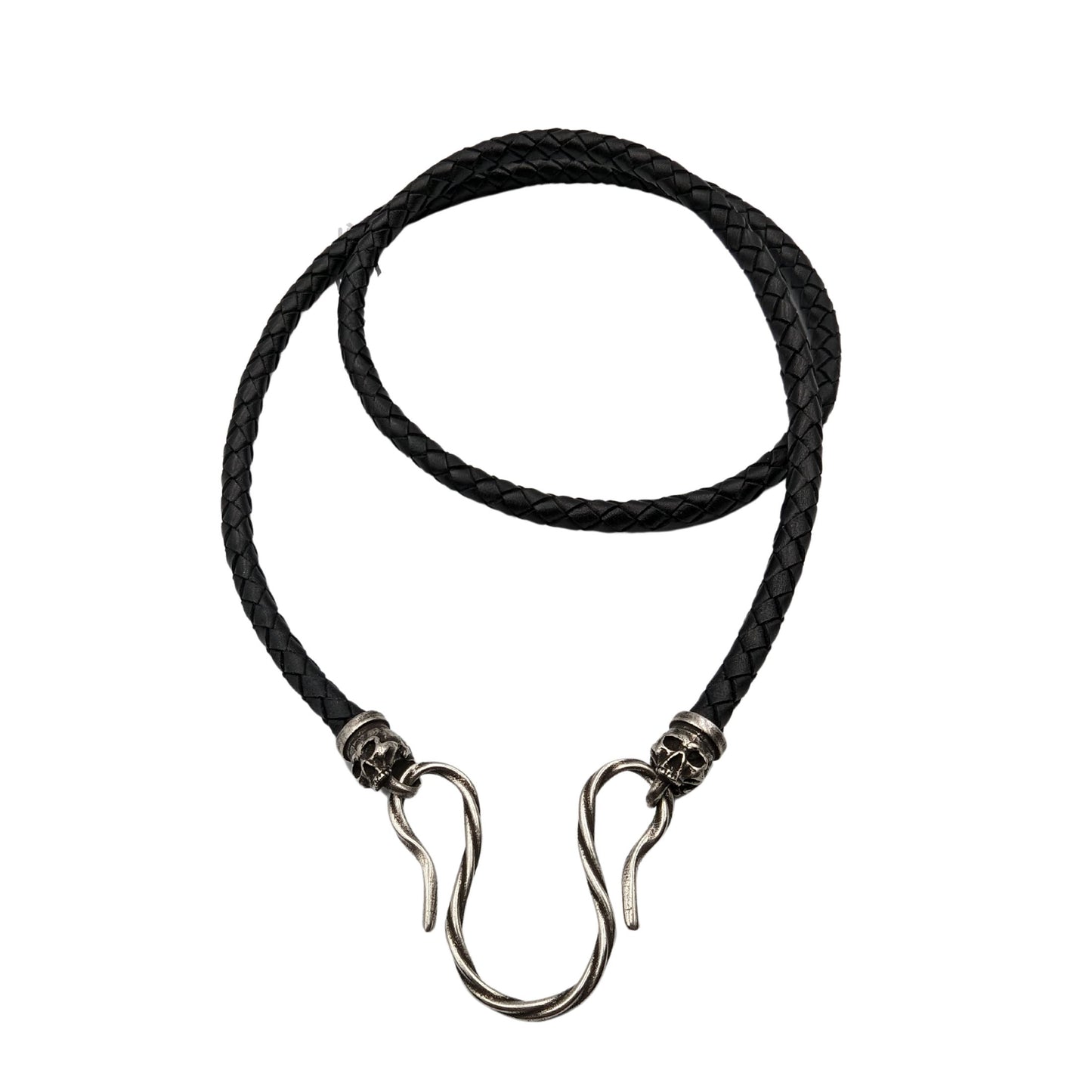 Skull Leather Necklace