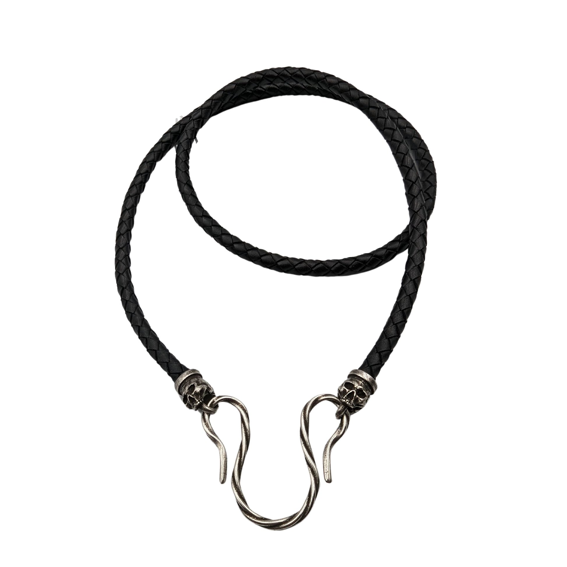 Skull Leather Necklace