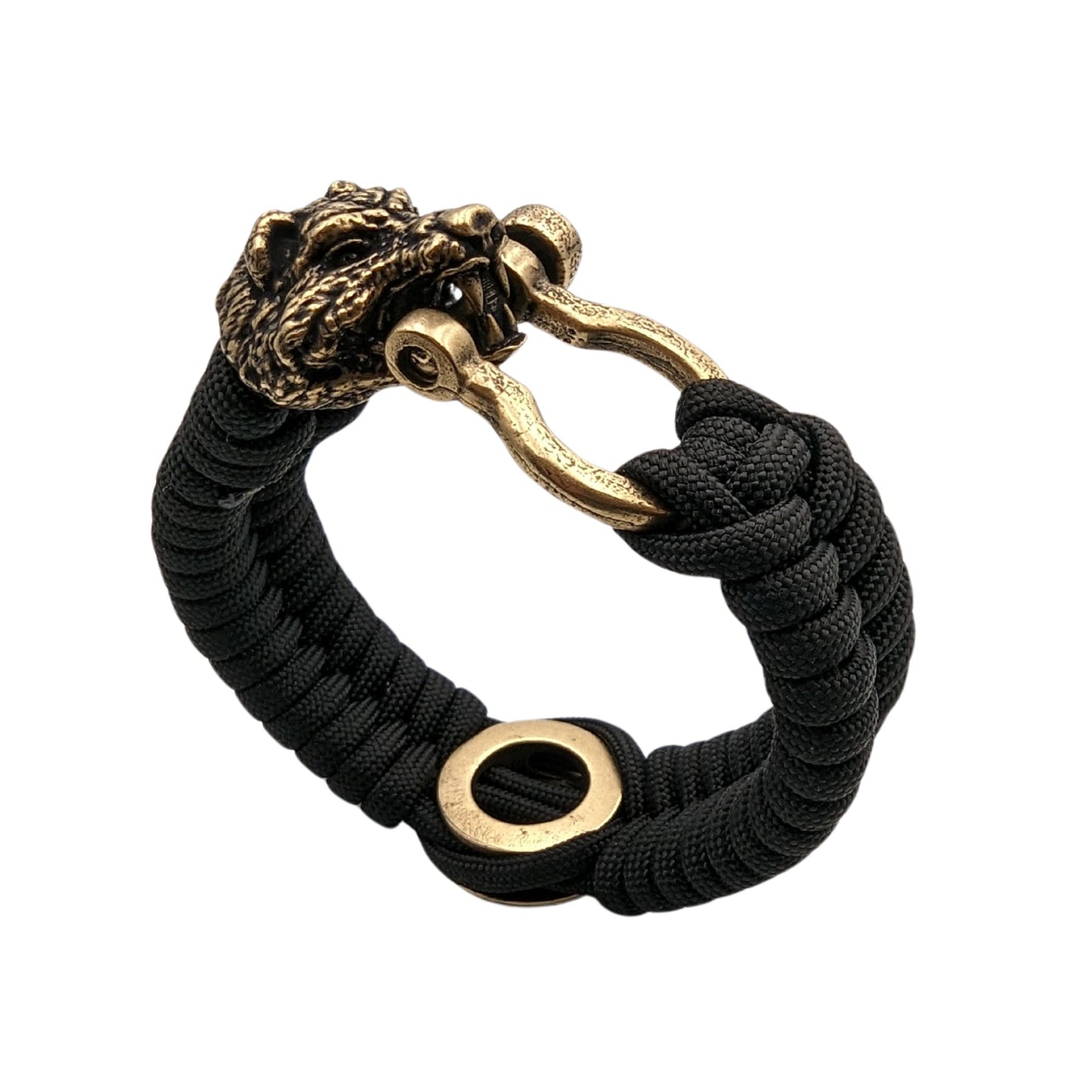 Bear Paracord with Bear Paw bead Bracelet