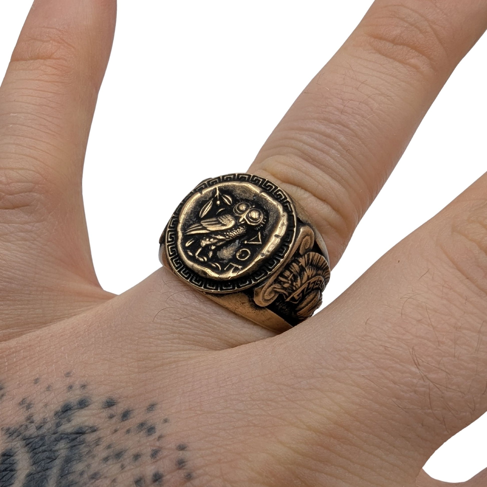 Athena Greek Ring