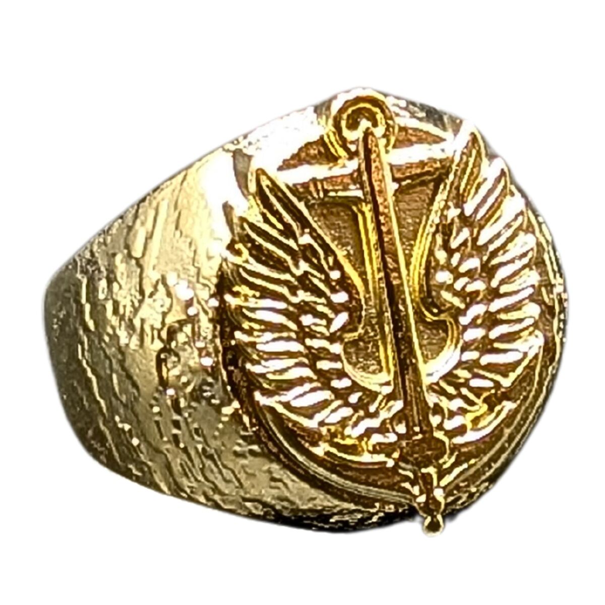 Ukrainian marines signet ring from bronze