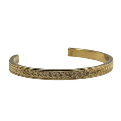Borre ornament Norse bracelet Gold plating