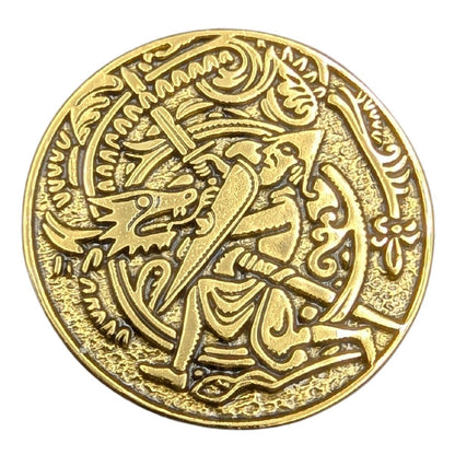 Helm of Awe custom coin