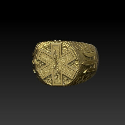 Tactical medic ring 6 US Gold plating