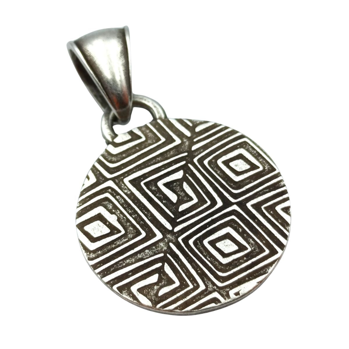 Slavic Solar petroglyph sun pendant