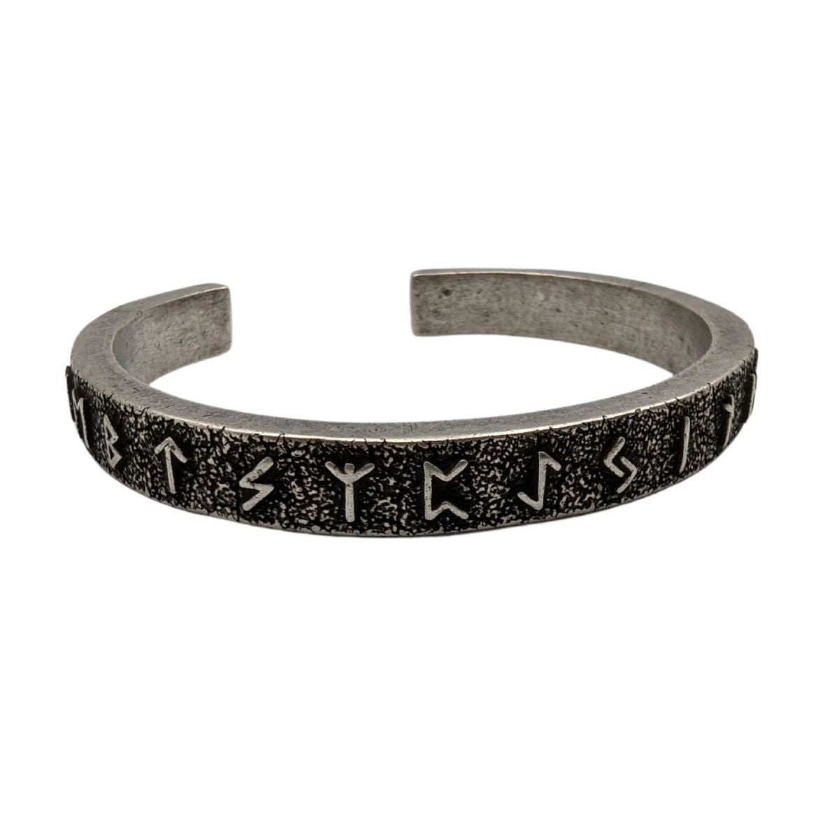 Norse Runes bracelet from bronze Silver plating  