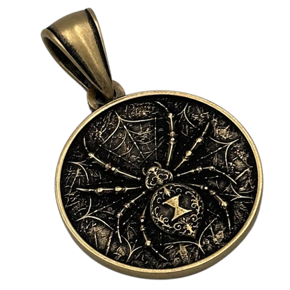 Black Widow Spider Pendant