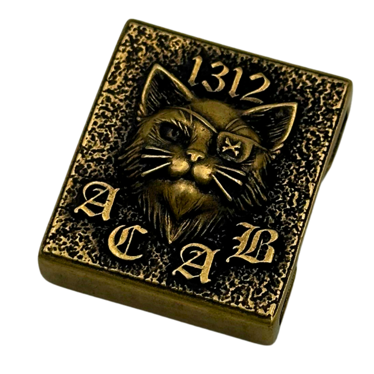 A.C.A.B. Cat MOLLE Clip Bronze with patina