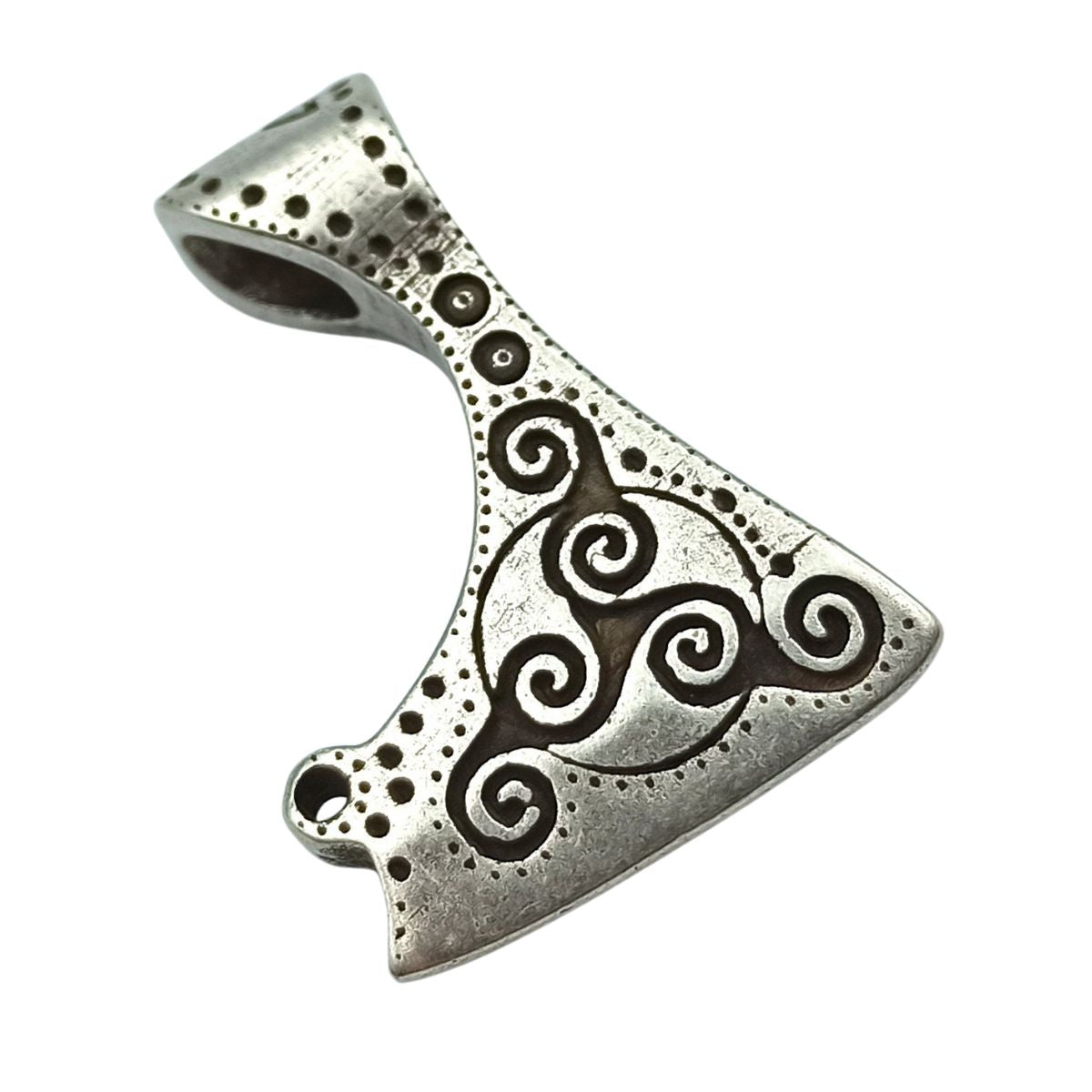 Celtic axe bronze pendant   