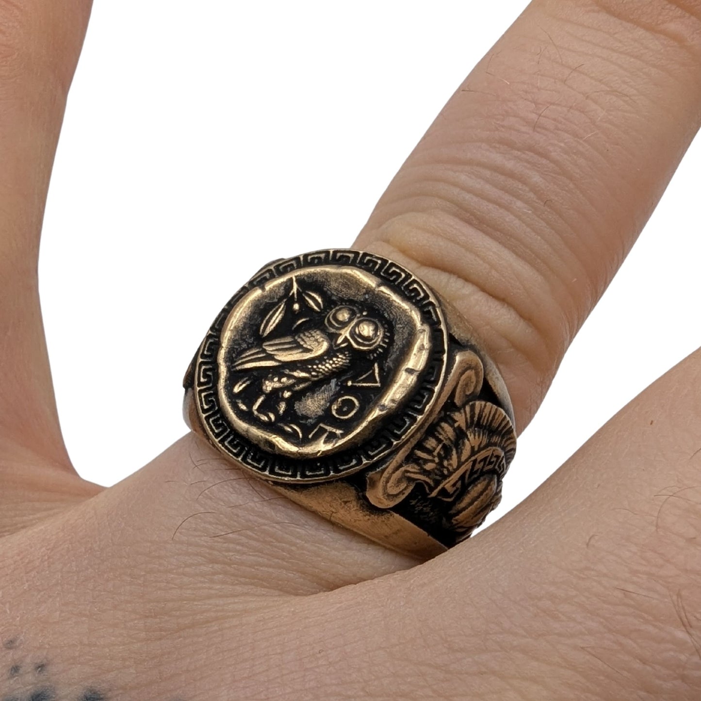 Athena Greek Ring