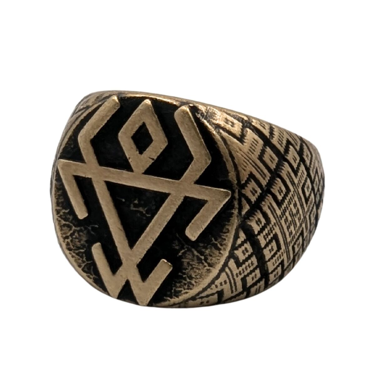 Chernobog Ring – Slavic God of Darkness and Fate – Ancient Mythology Talisman.