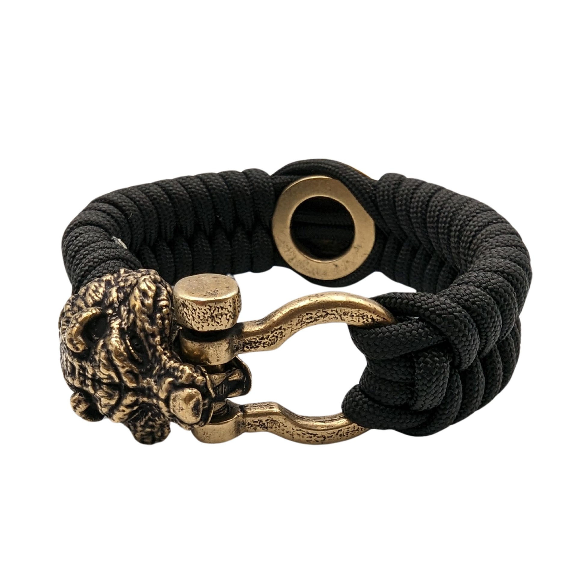 Bear Paracord with Bear Paw bead Bracelet