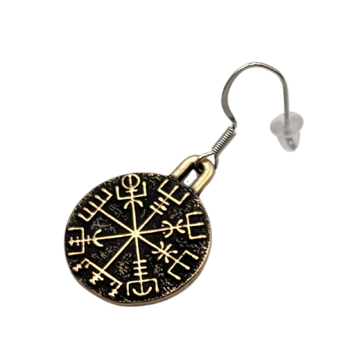 Vegvisir bronze earrings Bronze  